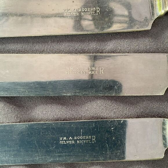 WMA Rogers Silver Nickle Silverware Set - Picture 3 of 5